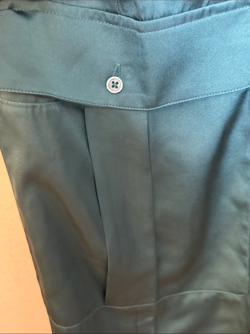 Express Forest Green Long Sleeve Jumpsuit - Picture 8 of 10